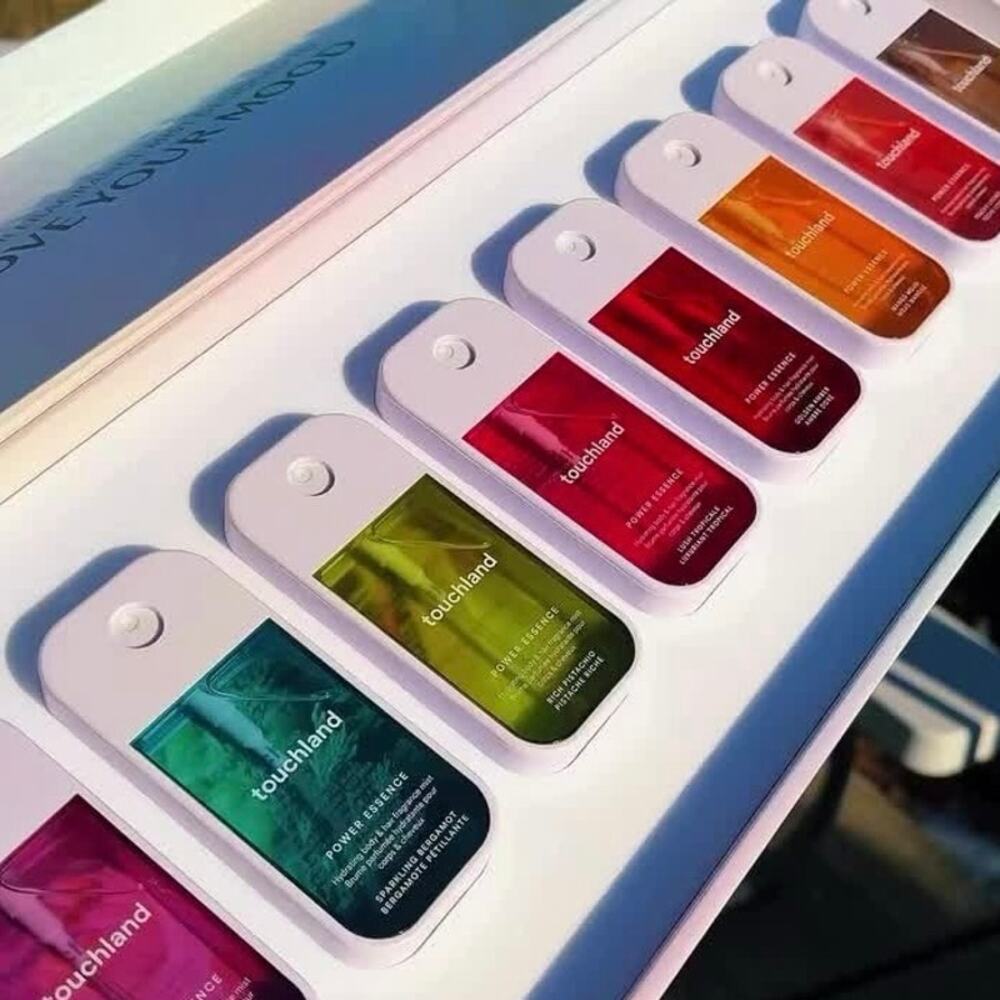 NEW Touchland Power Essence Fragrance Mist 8-Piece Gift Set Lush Tropicale RARE